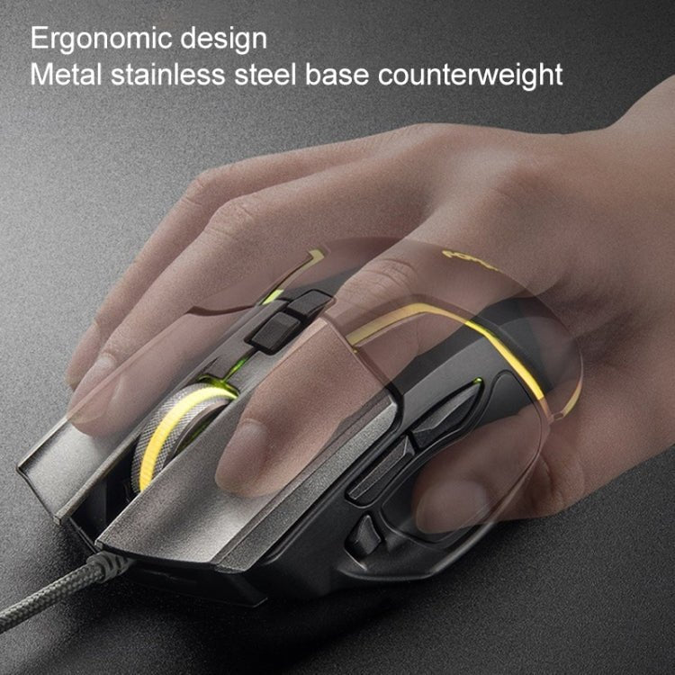 Y-FRUITFUL Y2 Detachable Macro Programming Mechanical Gaming Mouse - Eurekaonline