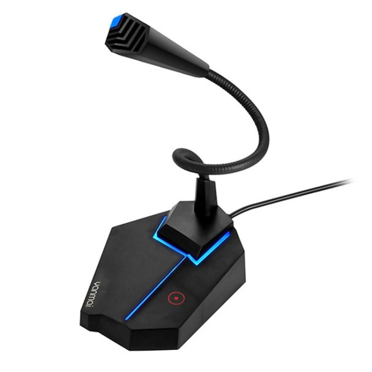 Yanmai G25 USB High Sensitive Microphone RGB Gaming Gooseneck Table Mic - Eurekaonline