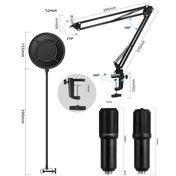 Yanmai Q10 3.5mm Recording Microphone Kit - Eurekaonline