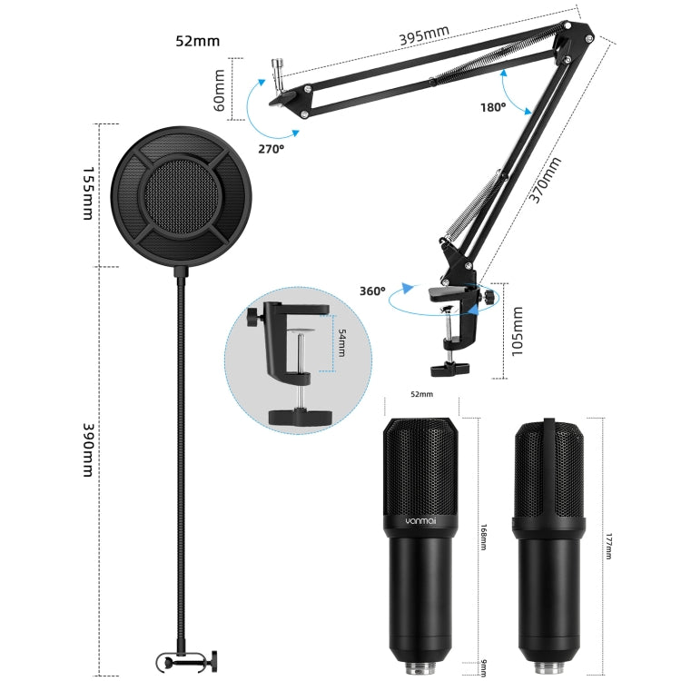 Yanmai Q10 3.5mm Recording Microphone Kit - Eurekaonline