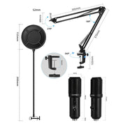 Yanmai Q10B USB Recording Microphone Kit - Eurekaonline