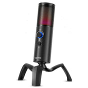 Yanmai Q18 USB Professional Computer Microphone Anchor Recording Karaoke Condenser Microphone (Black) - Eurekaonline