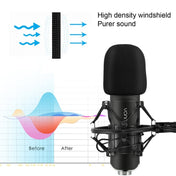 Yanmai Q8 Professional Game Condenser Sound Recording Microphone with Holder, Compatible with PC and Mac for Live Broadcast Show, KTV, etc.(Black) - Eurekaonline
