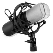 Yanmai Q8 Professional Game Condenser Sound Recording Microphone with Holder, Compatible with PC and Mac for Live Broadcast Show, KTV, etc.(Black) - Eurekaonline