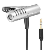 Yanmai R933 Professional Clip-on Lapel Mic Lavalier Omni-directional Double Condenser Microphone Silver, For Live Broadcast, Show, KTV, etc - Eurekaonline