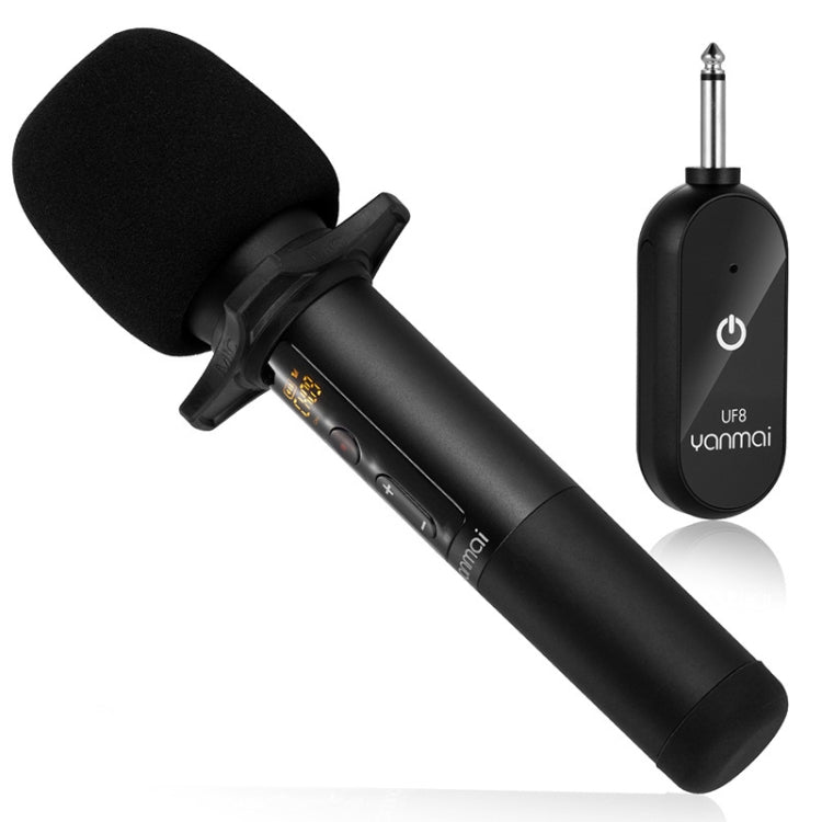 Yanmai UF8 UHF Wireless Dynamic Microphone with LCD Display - Eurekaonline