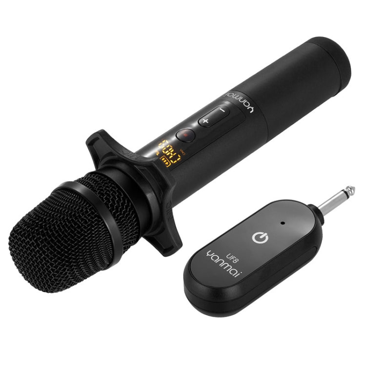 Yanmai UF8 UHF Wireless Dynamic Microphone with LCD Display - Eurekaonline