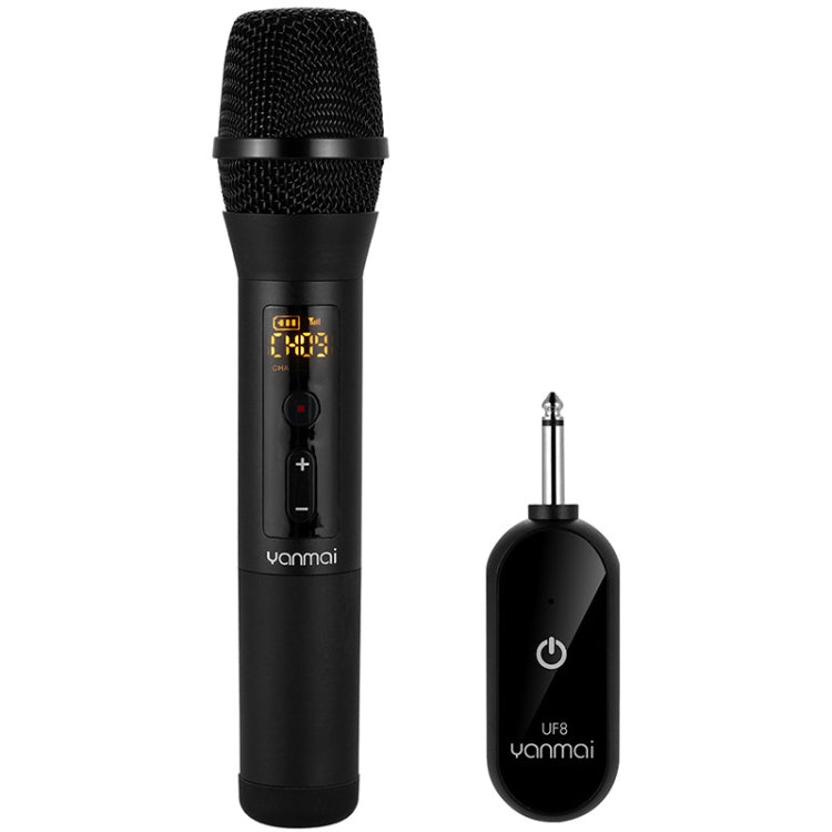 Yanmai UF8 UHF Wireless Dynamic Microphone with LCD Display - Eurekaonline