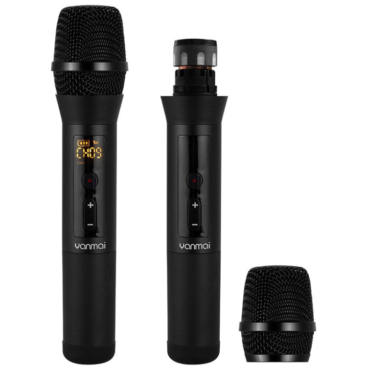 Yanmai UF8 UHF Wireless Dynamic Microphone with LCD Display - Eurekaonline