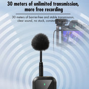 Yanmai UF9 Broadcast Wireless Lavalier Microphone Mini Clip-on Mic - Eurekaonline