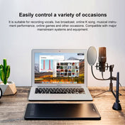 Yanmai X1 4 in 1 Foldable Lifting Professional Desktop Live Broadcast Cardioid Pointing Condenser Recording Microphone Set with Blowout Net & Shockproof Mount & 1.8m USB-C / Type-C Cable - Eurekaonline