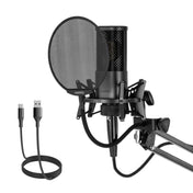 Yanmai X2 Active Noise Reduction Cardioid Pointing Capacitive Recording Microphone Set with Blowout Net & Cantilever Bracket & 1.7m 3.5mm Interface Cable - Eurekaonline