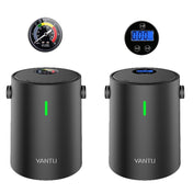 YANTU A05 Car Electric Mini Portable Tire Air Pump, Style: Wireless Digital Display Black - Eurekaonline