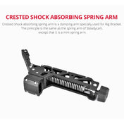 YELANGU BF01 Shock-absorbing Crested Damping Arm, Load: 3-15kg(Black) - Eurekaonline