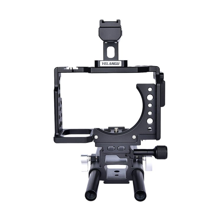 YELANGU CA7 YLG0908A-A Handle Video Camera Cage Stabilizer for Sony A7K & A7X & A73 & A7S & A7R & A7RII & A7SII(Black) - Eurekaonline