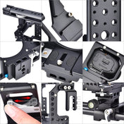 YELANGU CA7 YLG0908A-A Handle Video Camera Cage Stabilizer for Sony A7K & A7X & A73 & A7S & A7R & A7RII & A7SII(Black) - Eurekaonline