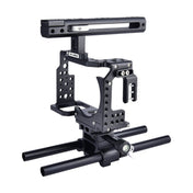 YELANGU CA7 YLG0908A-A Handle Video Camera Cage Stabilizer for Sony A7K & A7X & A73 & A7S & A7R & A7RII & A7SII(Black) - Eurekaonline