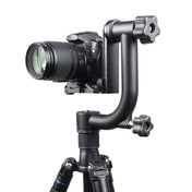 YELANGU Horizontal 360 Degree Gimbal Tripod Head for Home DV and SLR Cameras(Black) - Eurekaonline