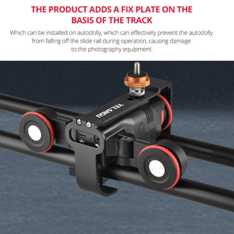 YELANGU L50E 60cm Splicing Camera Slider Dolly Rail + L5i Dolly Car - Eurekaonline