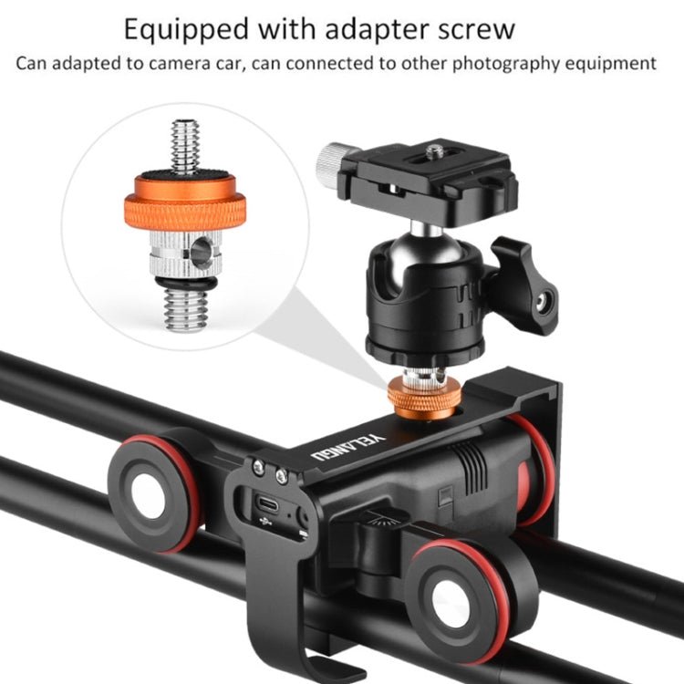 YELANGU L50E 60cm Splicing Camera Slider Dolly Rail + L5i Dolly Car - Eurekaonline