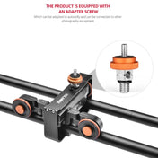 YELANGU L60E 60cm Slide Rail Track + L4 3-Wheel Video Dolly with PC142 Phone Clamp & Ballhead - Eurekaonline