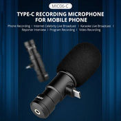 YELANGU MIC06-C Type-C Interface Portable Live Broadcast Interview Mobile Phone Recording Microphone - Eurekaonline