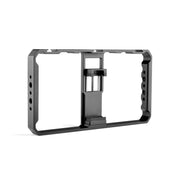 YELANGU PC06 YLG0909A Vlogging Live Broadcast Smartphone Metal Cage Video Rig Filmmaking Recording Handle Stabilizer Bracket for iPhone, Galaxy, Huawei, Xiaomi, HTC, LG, Google, and Other Smartphones(Black) - Eurekaonline