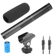 YELANGU YLG1401A Double Back Pole Professional Condenser Shotgun Microphone for DSLR & DV Camcorder(Black) - Eurekaonline