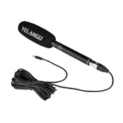 YELANGU YLG9933A MIC07 Professional Interview Condenser Video Shotgun Microphone with 6.5mm Audio Adapter & 3.5mm RXL Audio Cable(Black) - Eurekaonline