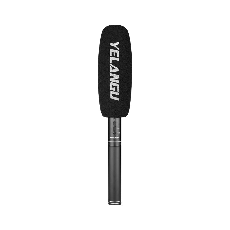 YELANGU YLG9933A MIC07 Professional Interview Condenser Video Shotgun Microphone with 6.5mm Audio Adapter & 3.5mm RXL Audio Cable(Black) - Eurekaonline