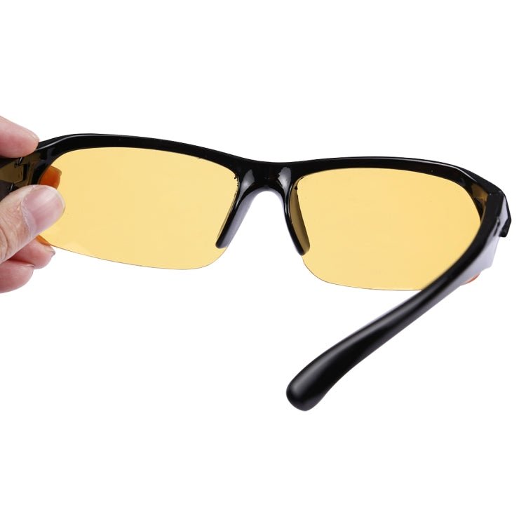 Yellow Lens Anti Glare Night Vision Glasses Safety Driver Sunglasses for Men / Women - Eurekaonline