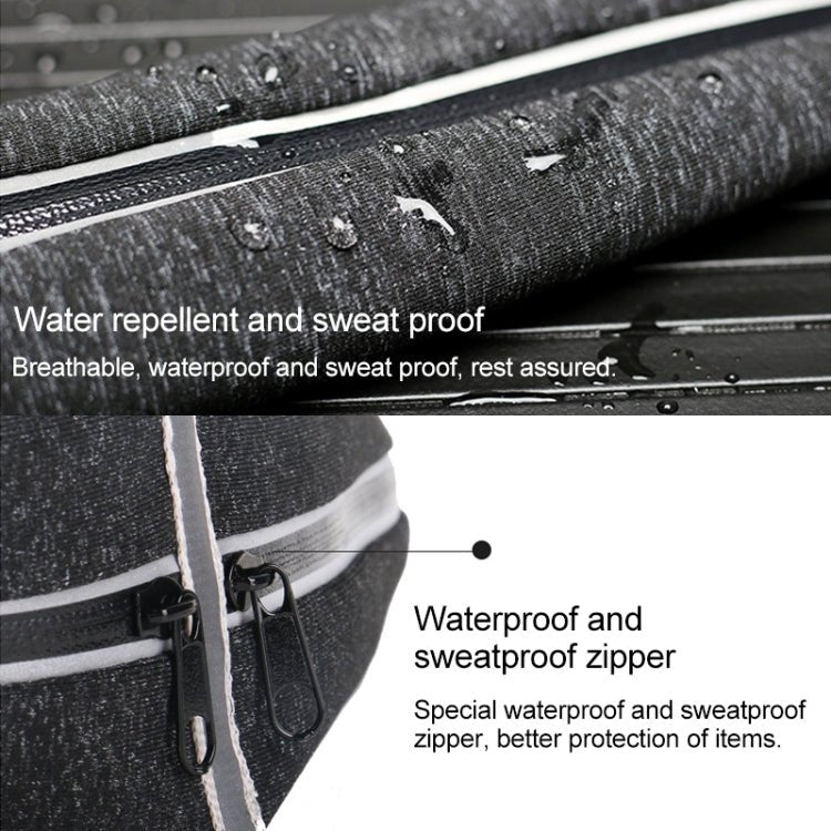 YIPINU YS13 Outdoor Sport Waterproof Waist Bag Invisible Anti-theft Mobile Phone Storage Bag(Green) - Eurekaonline