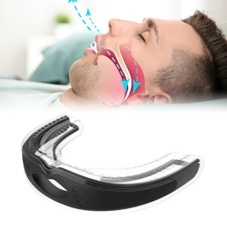 YJK100 Silicone + ABS Stop Snoring Device Anti Snore (Black) - Eurekaonline