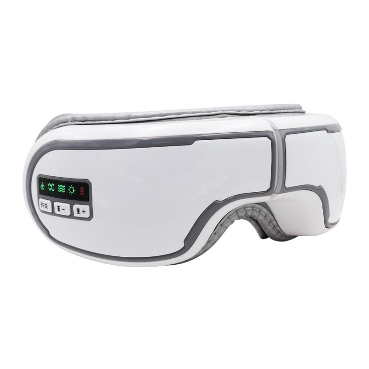 YK110 Eye Massager Charging Air Pressure Hot Compression Bluetooth Student Eye Protector, Style:English Voice(White) - Eurekaonline