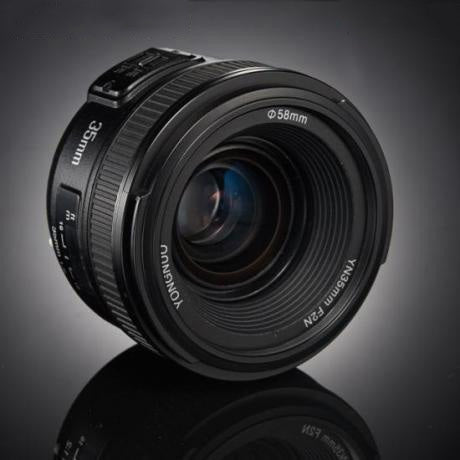 Prime Auto Focus Lens for Nikon DSLR Cameras(Black) - Eurekaonline