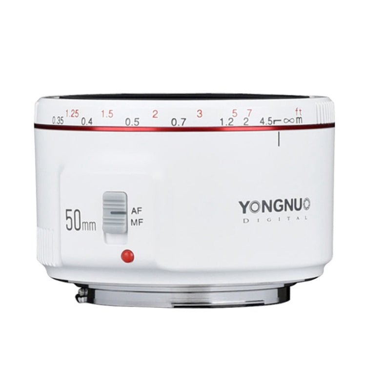 YONGNUO YN50mm F1.8 II Fixed Focus Lens Full Frame Automatic Focus For Canon SLR Camera - Eurekaonline