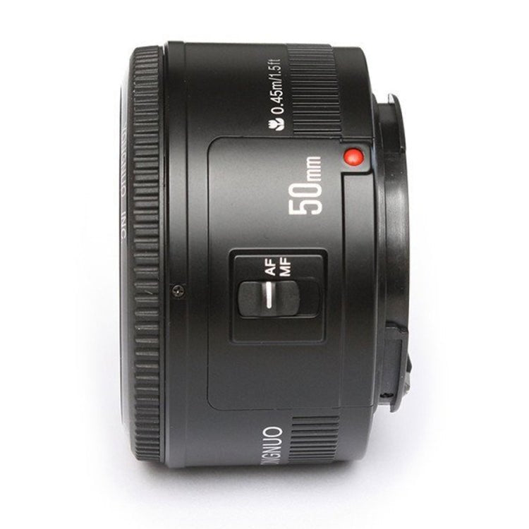 YONGNUO YN50MM F1.8N 1:2.8 Large Aperture AF Focus Lens for Nikon DSLR Cameras(Black) - Eurekaonline