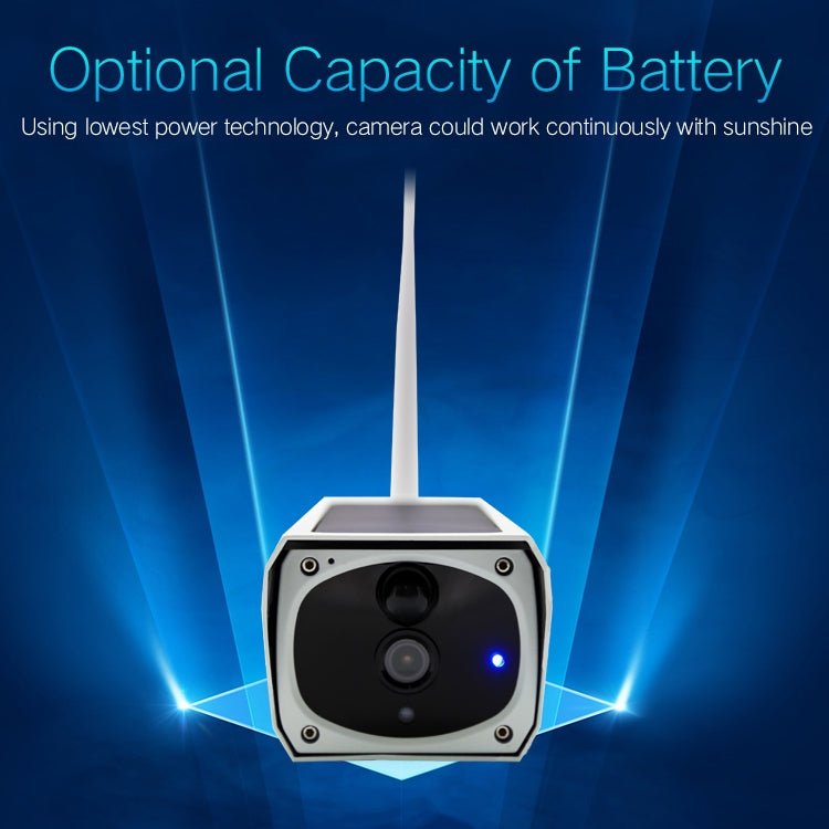 YS-Y4 1080P HD Solar Wifi Battery Camera, Support Motion Detection & Infrared Night Vision & SD Card(Max 32GB) - Eurekaonline