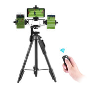 YUNTENG VCT-6808 Multi-Phone Bracket Tripod Mount with Ball Head and Remote Control - Eurekaonline