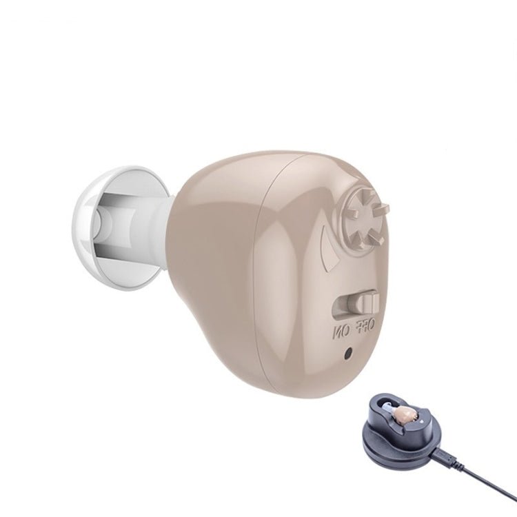 Z-12 Rechargeable In-Ear Sound Amplifier Hearing Aid with USB Cradle Charger - Eurekaonline