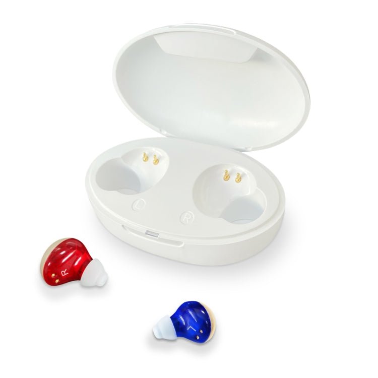 Z-300 TWS Rechargeable Sound Amplifier Deaf Hearing Aids(Red Blue) - Eurekaonline