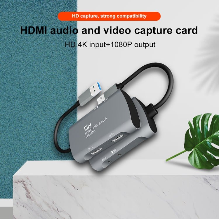 Z30 HDMI Female + Mic to HDMI Female + Audio + USB 2.0 Video Capture Box - Eurekaonline