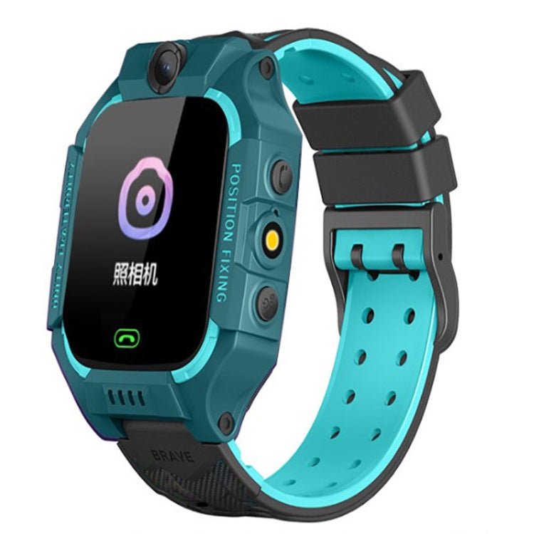 Z6 Children Phone Watch Smart Positioning Full Touch Screen Student Watch(Green)) - Eurekaonline