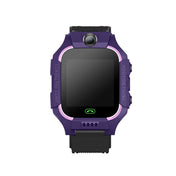 Z6 Children Phone Watch Smart Positioning Full Touch Screen Student Watch(Purple) - Eurekaonline