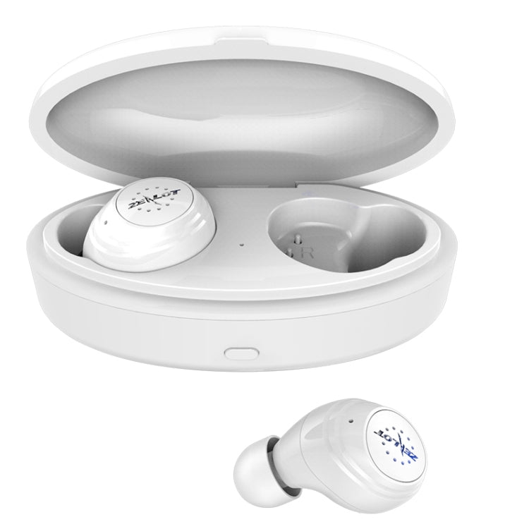 ZEALOT H19 TWS Bluetooth 5.0 Touch Wireless Bluetooth Earphone with Magnetic Charging Box, Support HD Call & Bluetooth Automatic Connection(White) - Eurekaonline