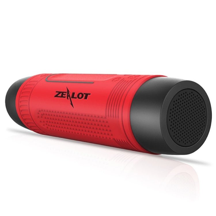 ZEALOT S1 Bluetooth 4.0 Wireless Wired Stereo Speaker Subwoofer Audio Receiver with 4000mAh Battery, Support 32GB Card, For iPhone, Galaxy, Sony, Lenovo, HTC, Huawei, Google, LG, Xiaomi, other Smartphones(Red) - Eurekaonline