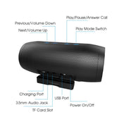 ZEALOT S16 Portable Smart Touch Stereo Heavy Bass Wireless Bluetooth Speaker with Built-in Mic, Support Hands-Free Call & TF Card & AUX (Blue) - Eurekaonline