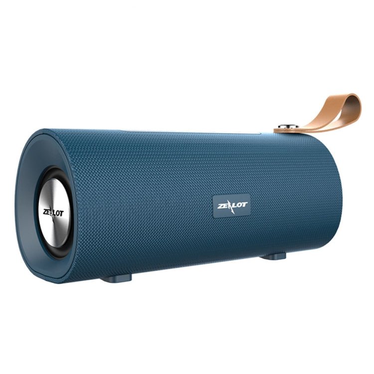ZEALOT S30 Portable Heavy Bass Stereo Wireless Bluetooth Speaker with Built-in Mic, Support Hands-Free Call & TF Card & AUX(Lake Blue) - Eurekaonline