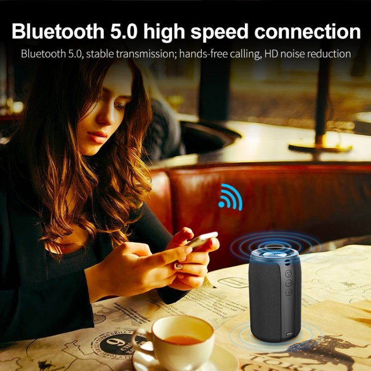 ZEALOT S32 5W HiFi Bass Wireless Bluetooth Speaker, Support Hands-free / USB / AUX (Blue) - Eurekaonline