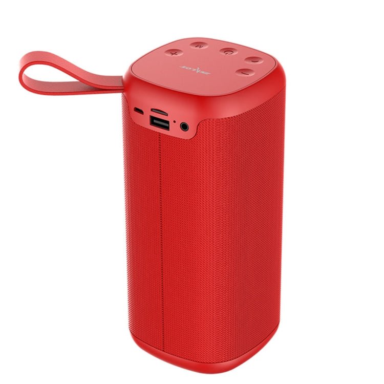 ZEALOT S35 Portable Heavy Bass Stereo Wireless Bluetooth Speaker with Built-in Mic, Support Hands-Free Call & TF Card & AUX (Red) - Eurekaonline